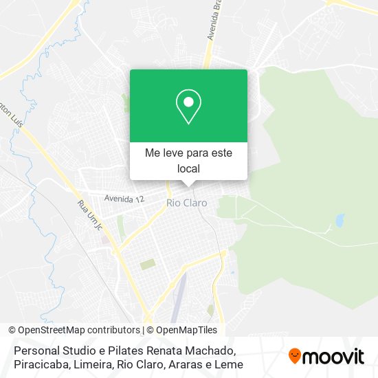 Personal Studio e Pilates Renata Machado mapa