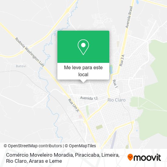 Comércio Moveleiro Moradia mapa