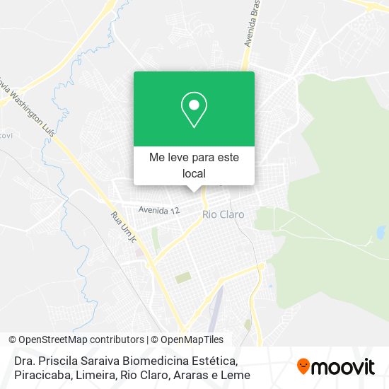 Dra. Priscila Saraiva Biomedicina Estética mapa
