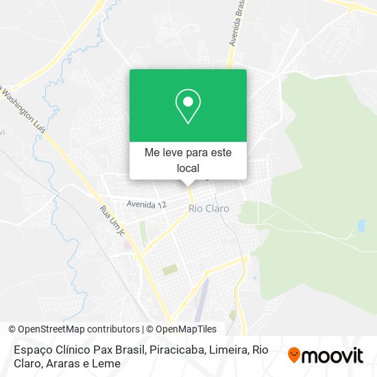 Espaço Clínico Pax Brasil mapa