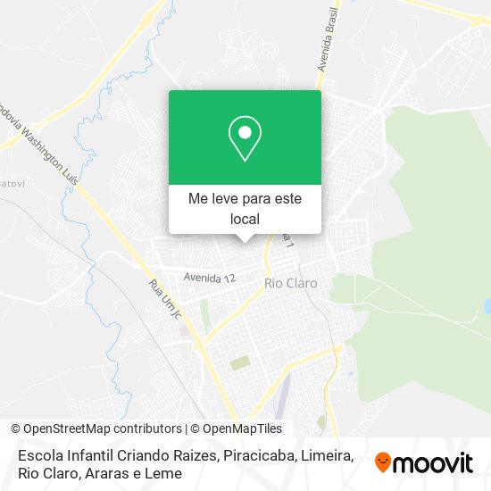 Escola Infantil Criando Raizes mapa