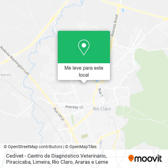 Cedivet - Centro de Diagnóstico Veterinário mapa