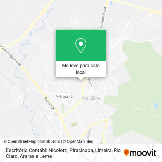 Escritório Contábil Nicoletti mapa