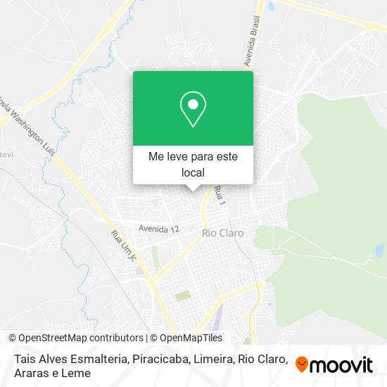 Tais Alves Esmalteria mapa