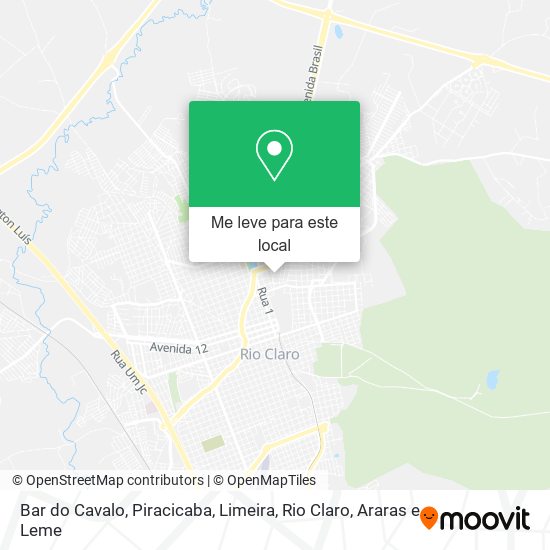 Bar do Cavalo mapa