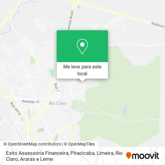 Exito Assessoria Financeira mapa