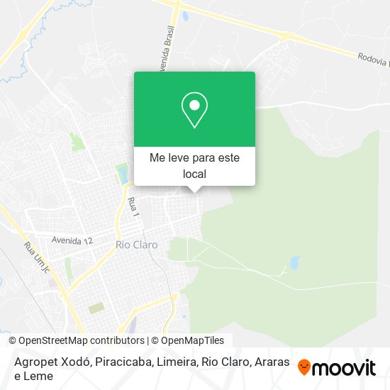 Agropet Xodó mapa