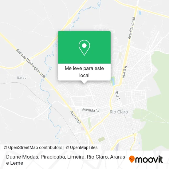 Duane Modas mapa