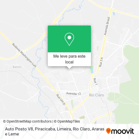 Auto Posto V8 mapa