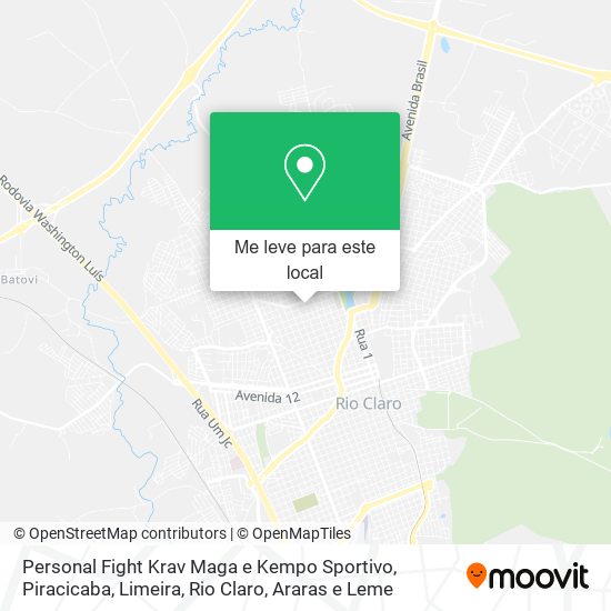 Personal Fight Krav Maga e Kempo Sportivo mapa