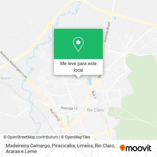 Madeireira Camargo mapa