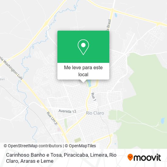 Carinhoso Banho e Tosa mapa