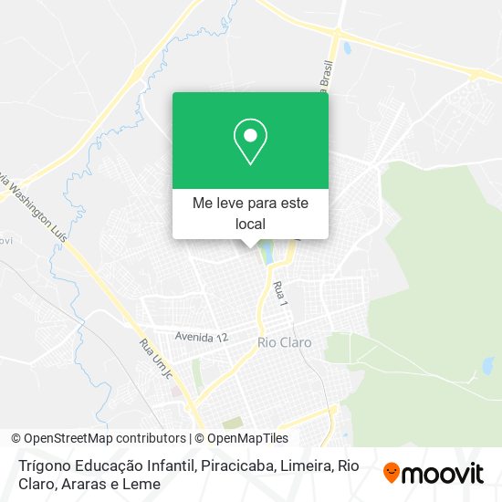 Trígono Educação Infantil mapa