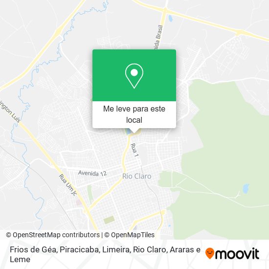 Frios de Géa mapa