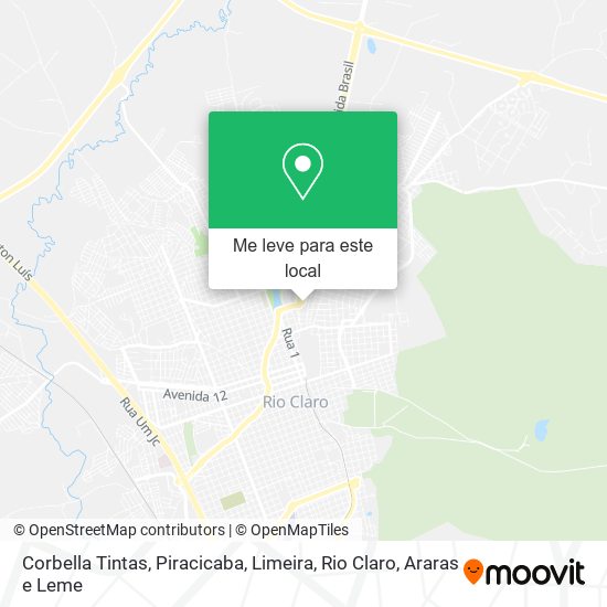 Corbella Tintas mapa
