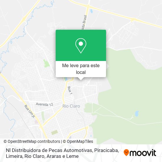 Nl Distribuidora de Pecas Automotivas mapa