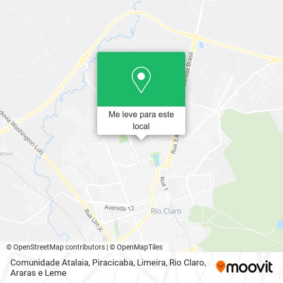 Comunidade Atalaia mapa