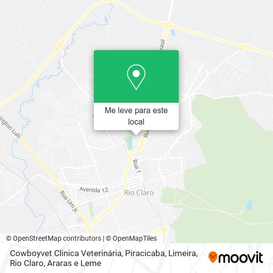 Cowboyvet Clinica Veterinária mapa