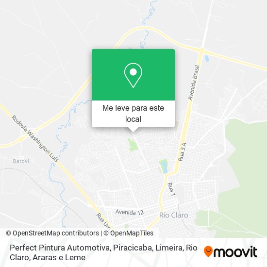 Perfect Pintura Automotiva mapa