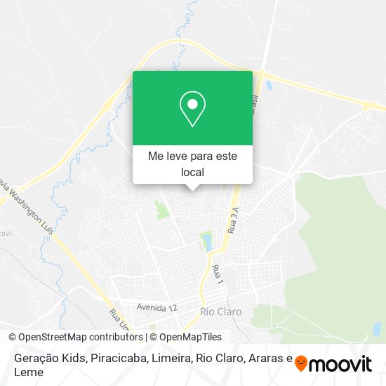 Geração Kids mapa