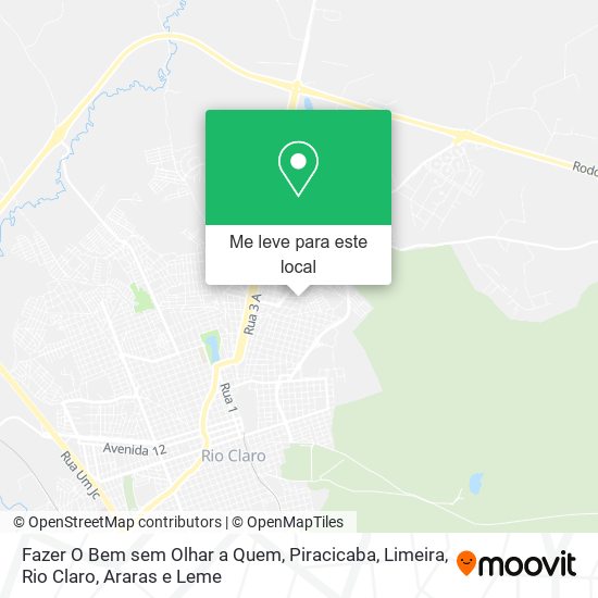 Fazer O Bem sem Olhar a Quem mapa