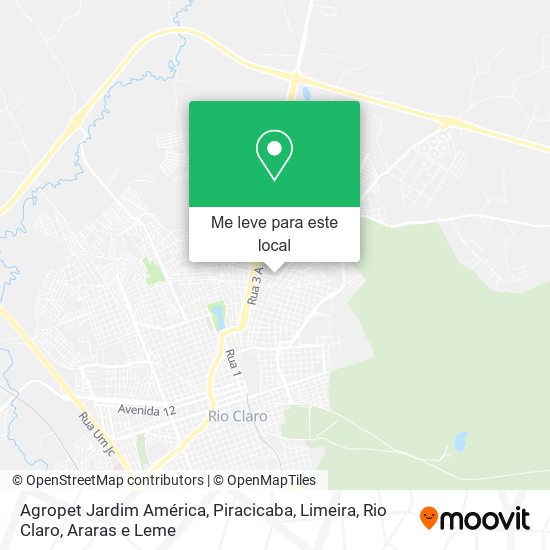 Agropet Jardim América mapa