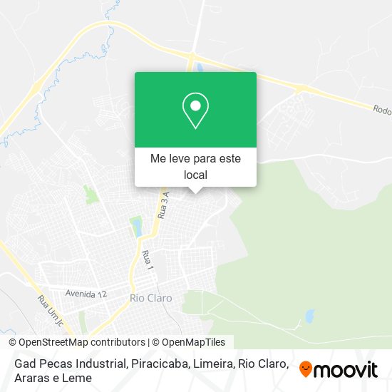 Gad Pecas Industrial mapa