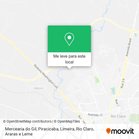 Mercearia do Gil mapa