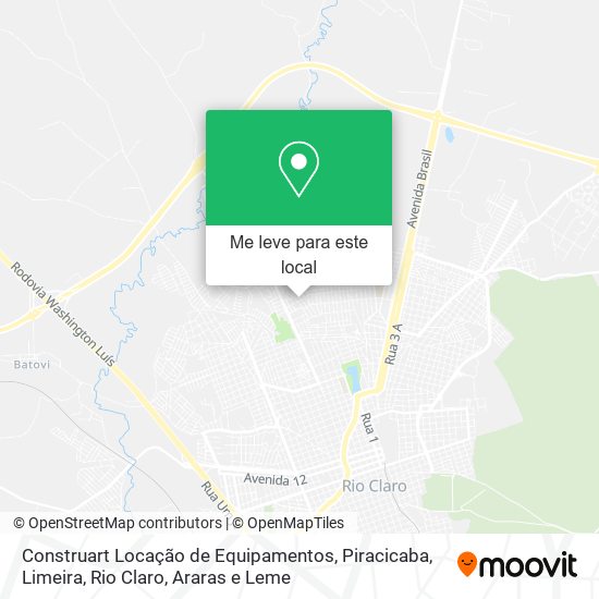 Construart Locação de Equipamentos mapa