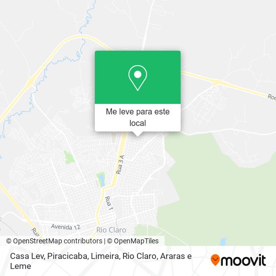 Casa Lev mapa