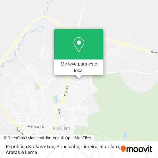 República Kraka-à-Toa mapa