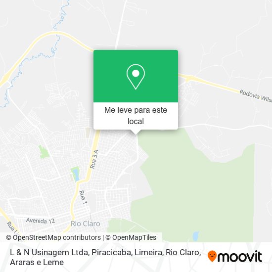 L & N Usinagem Ltda mapa