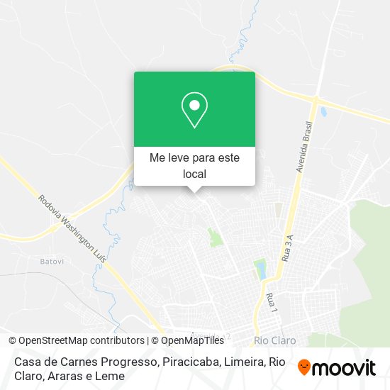 Casa de Carnes Progresso mapa