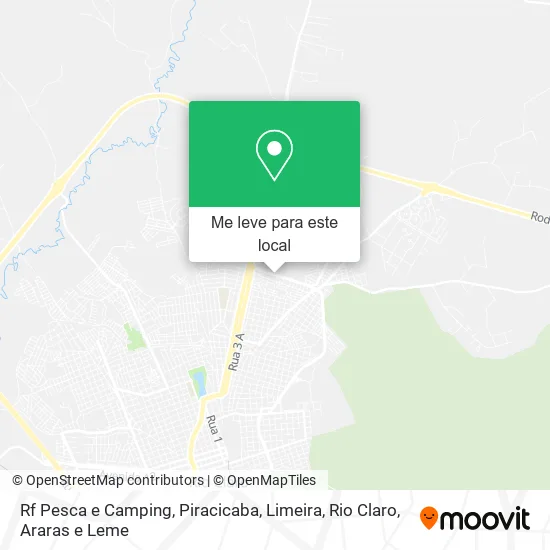 Rf Pesca e Camping mapa