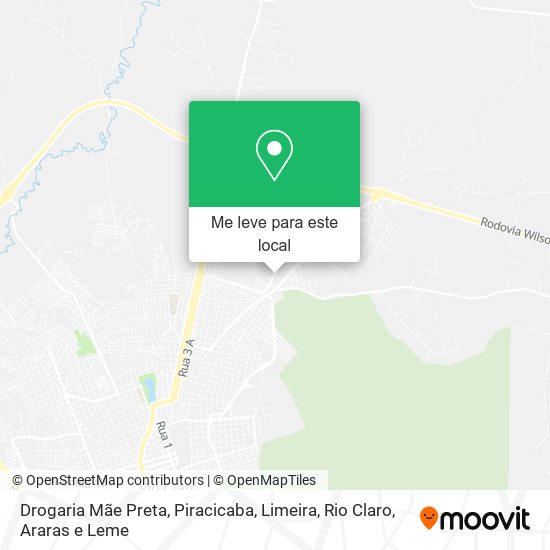 Drogaria Mãe Preta mapa