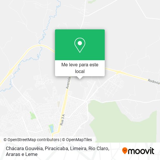 Chácara Gouvêia mapa