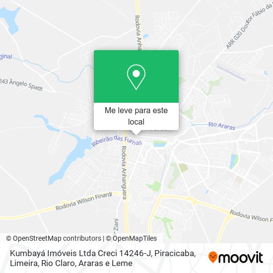 Kumbayá Imóveis Ltda Creci 14246-J mapa