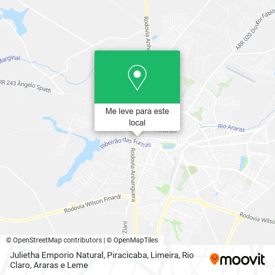 Julietha Emporio Natural mapa