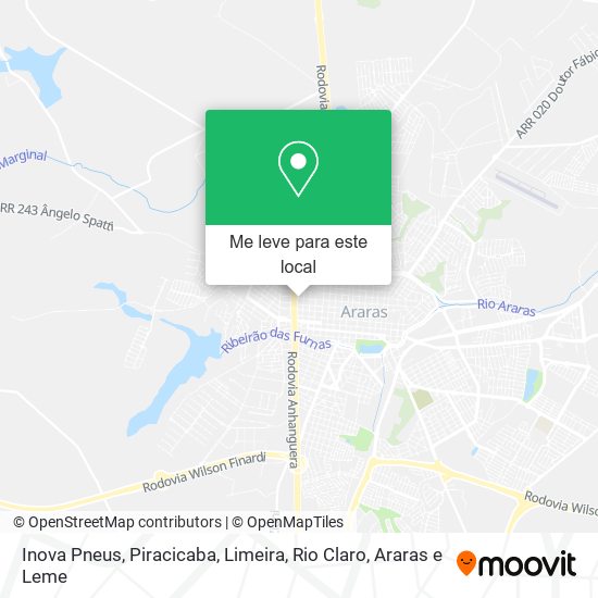 Inova Pneus mapa