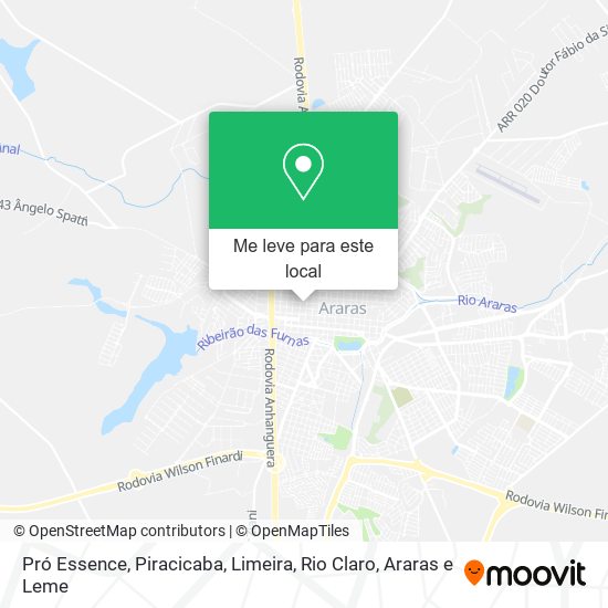 Pró Essence mapa
