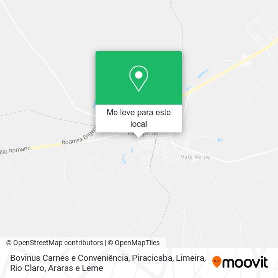 Bovinus Carnes e Conveniência mapa