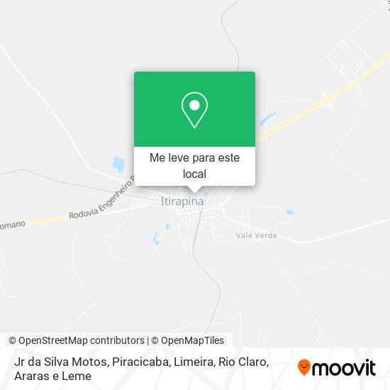 Jr da Silva Motos mapa