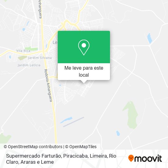 Supermercado Farturão mapa
