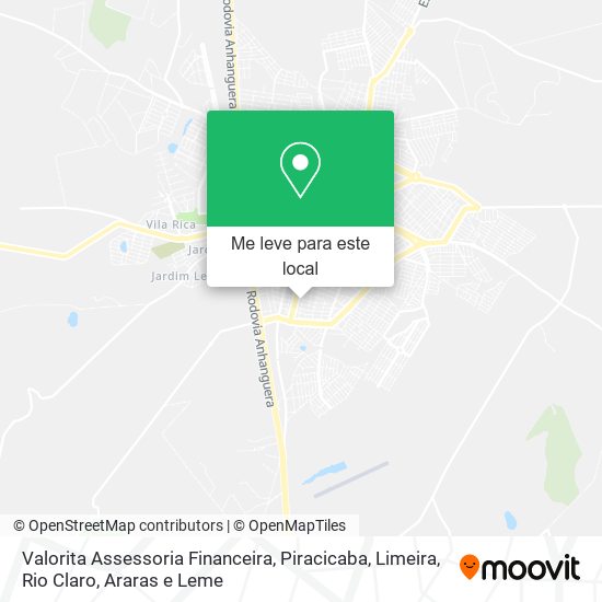 Valorita Assessoria Financeira mapa