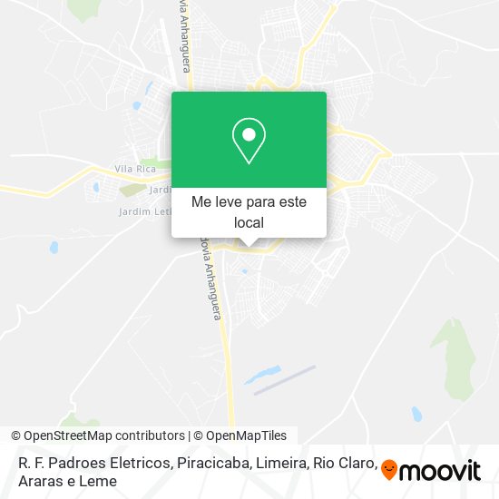 R. F. Padroes Eletricos mapa