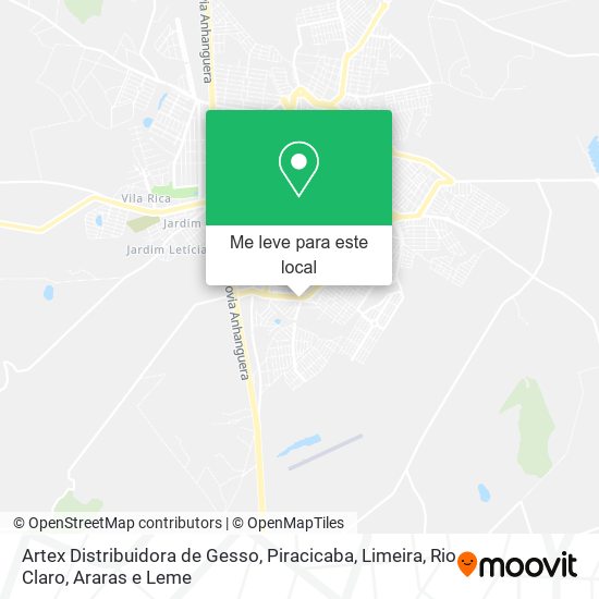 Artex Distribuidora de Gesso mapa