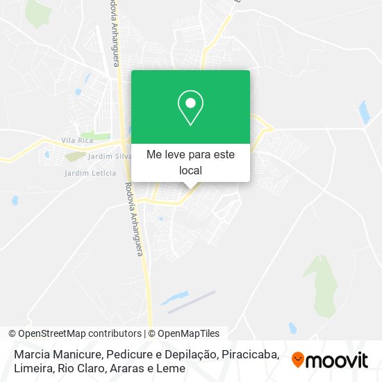 Marcia Manicure, Pedicure e Depilação mapa