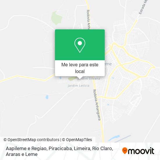 Aapileme e Regiao mapa