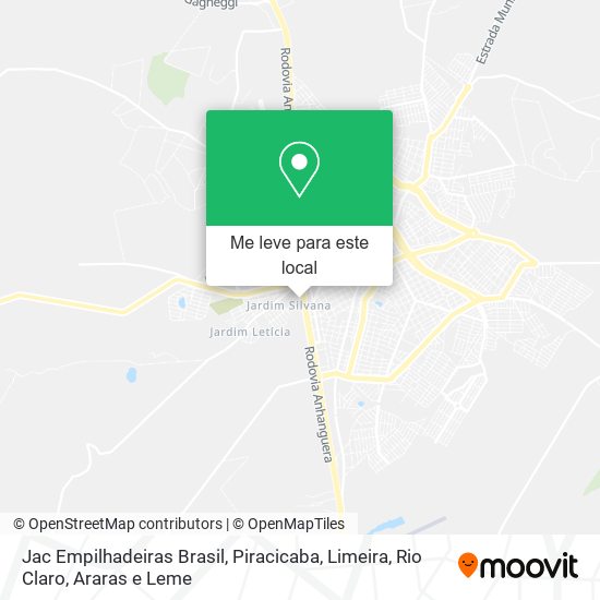 Jac Empilhadeiras Brasil mapa