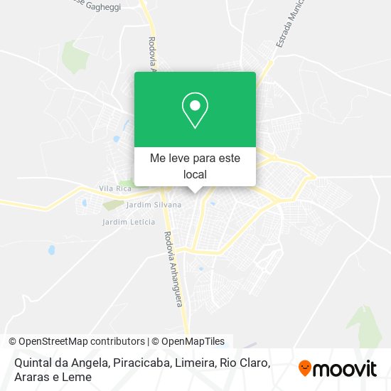 Quintal da Angela mapa